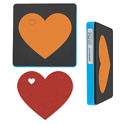 Сердце 1 шт. штампы для резки дерева, Со сталью, для поделки из кожи, сердце, 150x150x9 мм