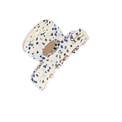 Белый Заколки для волос с когтями из ацетата целлюлозы (смола), аксессуары для волос для женщин и девочек, белые, 63x38 мм