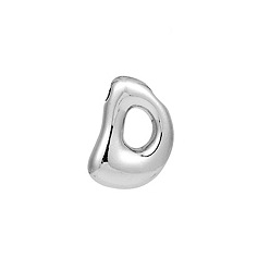 Letter D Латунные подвески, подвески с буквой az~z, Буква D, 22x18 мм
