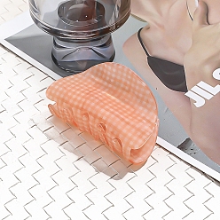 Коралловый Заколки для волос с когтями из ацетата целлюлозы (смола), аксессуары для волос для женщин и девочек, коралл, 80x40 мм