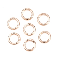 Розовое Золото Латунь закрыт прыжок кольца, круглые, розовое золото , 21 датчик, 4x0.7 мм, внутренний диаметр: 2.5 мм, о 50 шт / комплект