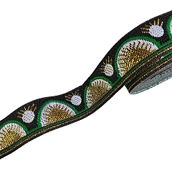 Зеленый Полиэфирная лента, орнамент одежды, зелёные, 3/4 дюйм (20 мм), около 7.66 ярдов (7 м) / шт