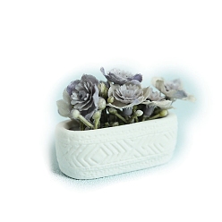 чертополох Модель десерта из смолы на полке для цветов на окне, украшение куклы, аксессуары для ролевых игр, чертополох, 45x18x45 мм