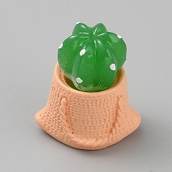 Персиковый Слойка Кактусовые миниатюрные украшения, аксессуары для домашнего кукольного домика с микро-ландшафтом, притворяясь опорными украшениями, розовые, 12.5x22.5x25.5 мм