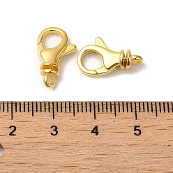 Золотой 925 стерлингового серебра застежкой омар коготь, с печатью 925, золотые, 16x10x5 мм, отверстие : 1.8 мм