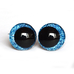 Темно-Голубой Пластиковый безопасный глазок для корабля, для поделок куклы игрушки кукольные плюшевые животные изготовление, глубокое синее небо, 18 мм