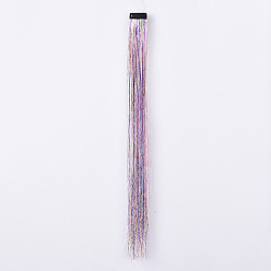 Farbig Mode Damen Haarklammern, mit Pet & Braid Nylon Metallic Cord Haar Perücken, Farbig, 500x35 mm