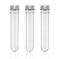 Clear Plastic Refillable Bottle, with Screw Cap, for Shampoo, Lotions, Creams Subpackage, Clear, 3.15x14.1cm, Hole: 22mm, Capacity: 40ml(1.35fl. oz)