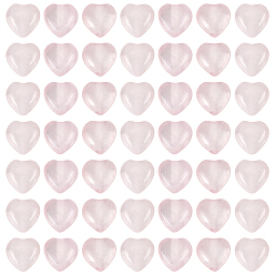 Розовый Кварц 1 нити из натурального розового кварца, сердце, 7.2~9x8.3~8.7x5.2~5.4 мм, отверстие : 1 мм, около 49~50 шт / нитка, 15.35 дюйм (39 см)