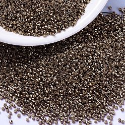 (DB1843) Гальваническый Темно-лиловый Дуракоат Бусины miyuki delica, цилиндр, японский бисер, 11/0, (db 1843) дюрацинк оцинкованный темный лиловый, 1.3x1.6 мм, отверстия: 0.8 мм, около 10000 шт / мешок, 50 г / мешок