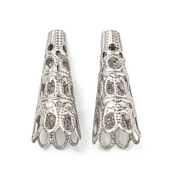 Нержавеющая Сталь Цвет Не тускнеющий полый 304 конус из нержавеющей стали, цвет нержавеющей стали, 22x9 мм, отверстие : 3 мм, внутренний диаметр: 18.5 мм