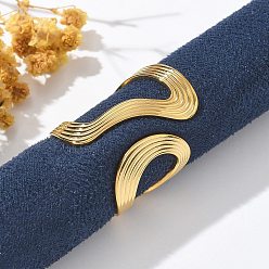 Настоящее золото 18K 304 открытые манжеты из нержавеющей стали для женщин, реальный 18 k позолоченный, внутренний диаметр: 18 мм