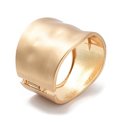 Золотой Широкие браслеты из сплава на шарнирах, массивные браслеты для женщин, золотые, внутренний диаметр: 2x2-1/2 дюйм (5.2x6.3 см)