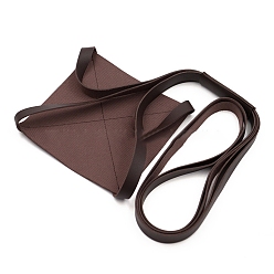 Coconut Brown Hanging Planters, Imitation Leather Hanging Plant Holder for Indoor Outdoor Home Decor, Coconut Brown, 150x150x750mm