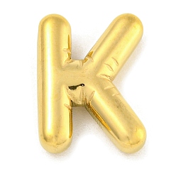 Letter K Ионное покрытие (ip) 304 подвески из нержавеющей стали, шарм-буква, золотые, Письмо K, 20.5x15x5.5 мм, отверстие : 2.5x2 мм