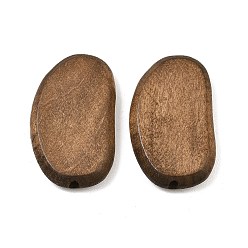 Самородки Деревянные бусины, самородки, 40.5x23.5x6 мм, отверстие : 3 мм