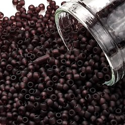 (85) Metallic Iris Purple TOHO Round Seed Beads, Japanese Seed Beads, (85) Metallic Iris Purple, 11/0, 2.2mm, Hole: 0.8mm, about 1110pcs/bottle, 10g/bottle