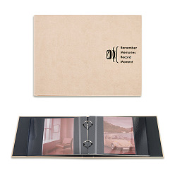 Папайя Оранжевый Прямоугольный бумажный альбом для скрапбукинга, самодельный фотоальбом, фотоальбом воспоминаний, для свадебного семейного путешествия на выпускной, papayawhip, 171x228x37 мм