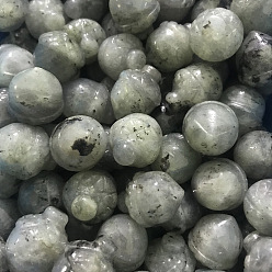 Лабрадорита Натуральные лабрадоритовые дисплеи, для украшения дома, желудь, 22x17 мм