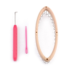 (52) Непрозрачная лаванда Инструменты для ткацкого станка своими руками, с крючками и спицами, для носков шапка одеяло своими руками шитье вязание аксессуары, разноцветные, 3 шт / комплект