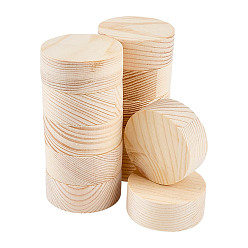 Мокасин Листы сосновой древесины, плоско-круглые, мокасин, 49.5x20 мм