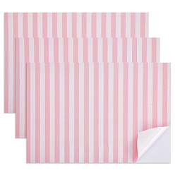 Pink Бумажные самоклеющиеся наклейки, прямоугольные, розовые, 297x208x0.4 мм