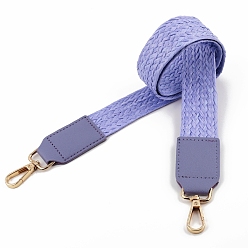 Лиловый Ручки для сумок из искусственной кожи и рафии, сирень, 80x3.6 см