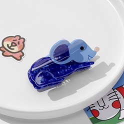 Королевский синий Заколки для волос в форме когтей из ацетата целлюлозы, аксессуары для волос для женщин и девочек, мышь, королевский синий, 80x43x41 мм