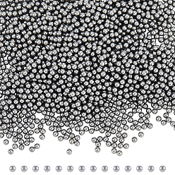 Нержавеющая Сталь Цвет 500g шарик из нержавеющей стали, круглые, без отверстия , цвет нержавеющей стали, 4 мм