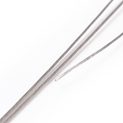 Raw (Vente de liquidation pour article défectueux : bobine cassée), Fil de queue de tigre, acier inoxydable revêtu de nylon, tour torsadée, cru, 0.3mm, environ 164.04 pieds (50 m)/rouleau