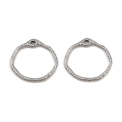Нержавеющая Сталь Цвет 304 подвески из нержавеющей стали, кольца подвески, цвет нержавеющей стали, 21x22x2 мм, отверстие : 1x2 мм