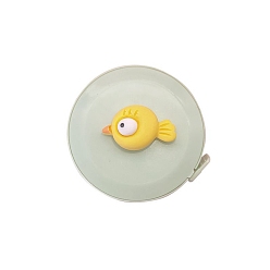 Темный Морско-зеленый Пластиковые рулетки, плоско-круглые, птица, темно-зеленый, 4.9 см