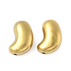 Настоящее золото 18K 304 из нержавеющей стали бусы, боб, ионное покрытие (ip), реальный 18 k позолоченный, 21x13x9 мм, отверстие : 1.8 мм