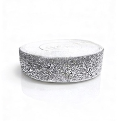 Серебро Полиэфирная лента, серебряные, 1 дюйм (25 мм), около 10.94 ярдов (10 м) / рулон