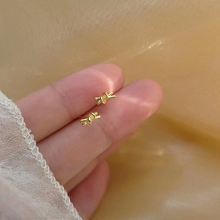 Другие Сплав серьги для женщин, с 925 стерлинговым серебром, 14.5 мм