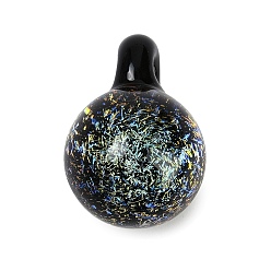 Шампанско-Желтый Подвески лэмпворк ручной работы, подвески в форме кошки, шампанское желтый, 27~29x20~20.5x20 мм, отверстие : 3 мм