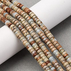 Шушан Камень Натуральный камень Шушан бисер нитей, диск, Heishi бусы, 4~5x2~2.5 мм, отверстие : 0.7 мм, около 160 шт / нитка, 15'' (38.1 см)