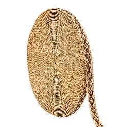 Темный Хаки Плетеная кружевная лента из полиэстера, декоративная вышитая аппликация с ромбами, для домашнего декора своими руками шитье, Темный хаки, 1/2 дюйм (14 мм), около 15 м / карты