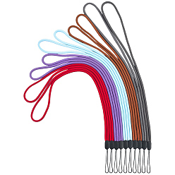 (52) Непрозрачная лаванда 10 шт. полиэстеровые мобильные ремни, с абс пластика выводы, разноцветные, 460~470x4.5 мм, 2 шт / цвет, 5 цветов