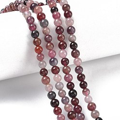 Шпинель Нити бусин из натуральной цветной шпинели, круглые, 4.5~5.5 мм, отверстие : 0.5~0.6 мм, около 79~80 шт / нитка, 15.16''~15.35'' (38.5~39 см)