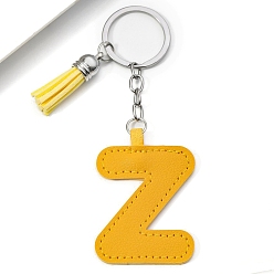 Letter Z Брелки из искусственной кожи, украшения для сумок и кошельков, алфавит, Письмо Z, 12x4 см