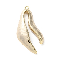 Самородки Латунные подвески, без кадмия, без никеля и без свинца, неправильная геометрия, самородки, 29.5x15x4 мм, отверстие : 1 мм