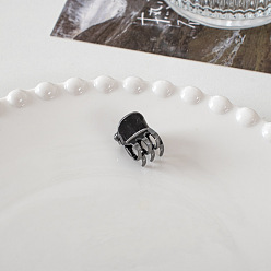 Oval Заколки для волос из цинкового сплава, для женщин девушек, овальные, 12 мм