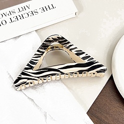 Треугольник Пластиковые зажимы когтя волос, аксессуары для волос для женщин и девочек, треугольные, 106x56 мм