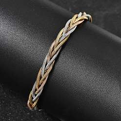 (52) Непрозрачная лаванда 304 Браслет из нержавеющей стали с переплетающимися звеньями в виде елочки для женщин, ионное покрытие (ip), долговечный, разноцветные, 6.61 дюйм (16.8 см)