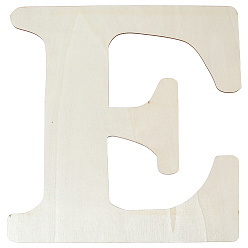 Letter E Необработанные листы МДФ, Письмо E, 375x356x0.4 мм