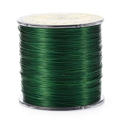 Морско-зеленый Плоская эластичная эластичная нить с японскими кристаллами, для браслетов изготовление ювелирных изделий из драгоценных камней ремесло из бисера, цвета морской волны, 0.5 мм, около 328 ярдов (300 м) / рулон