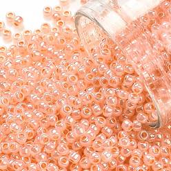 (905) Ceylon Peach Blush Круглые бусины toho, японский бисер, (905) цейлонские персиковые румяна, 11/0, 2.2 мм, отверстие : 0.8 мм, Около 5555 шт / 50 г