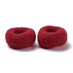 Rot Mädchen Haar-Accessoires, Pferdeschwanzhalter, elastischen Haargummis, rot, 43.5~47x20 mm, Innendurchmesser: 25 mm