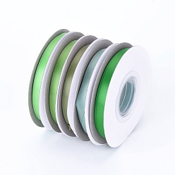 (52) Непрозрачная лаванда Однолицевые атласные ленты, для подарочной упаковки, партия украсить, изготовление ювелирных изделий, разноцветные, 10 мм, около 20 ярдов / рулон